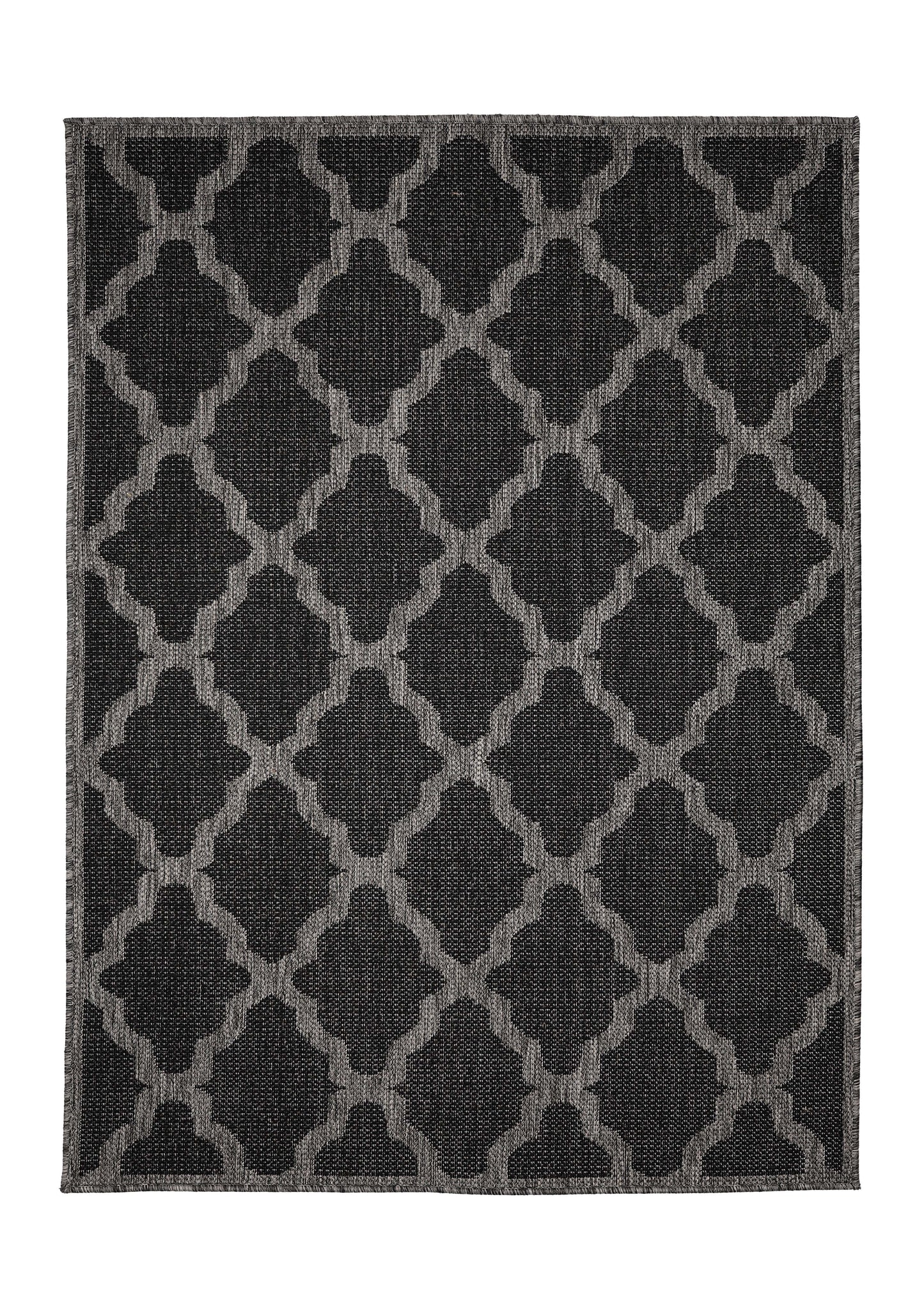 FLATWEAVE GEL TRELLIS BLACK