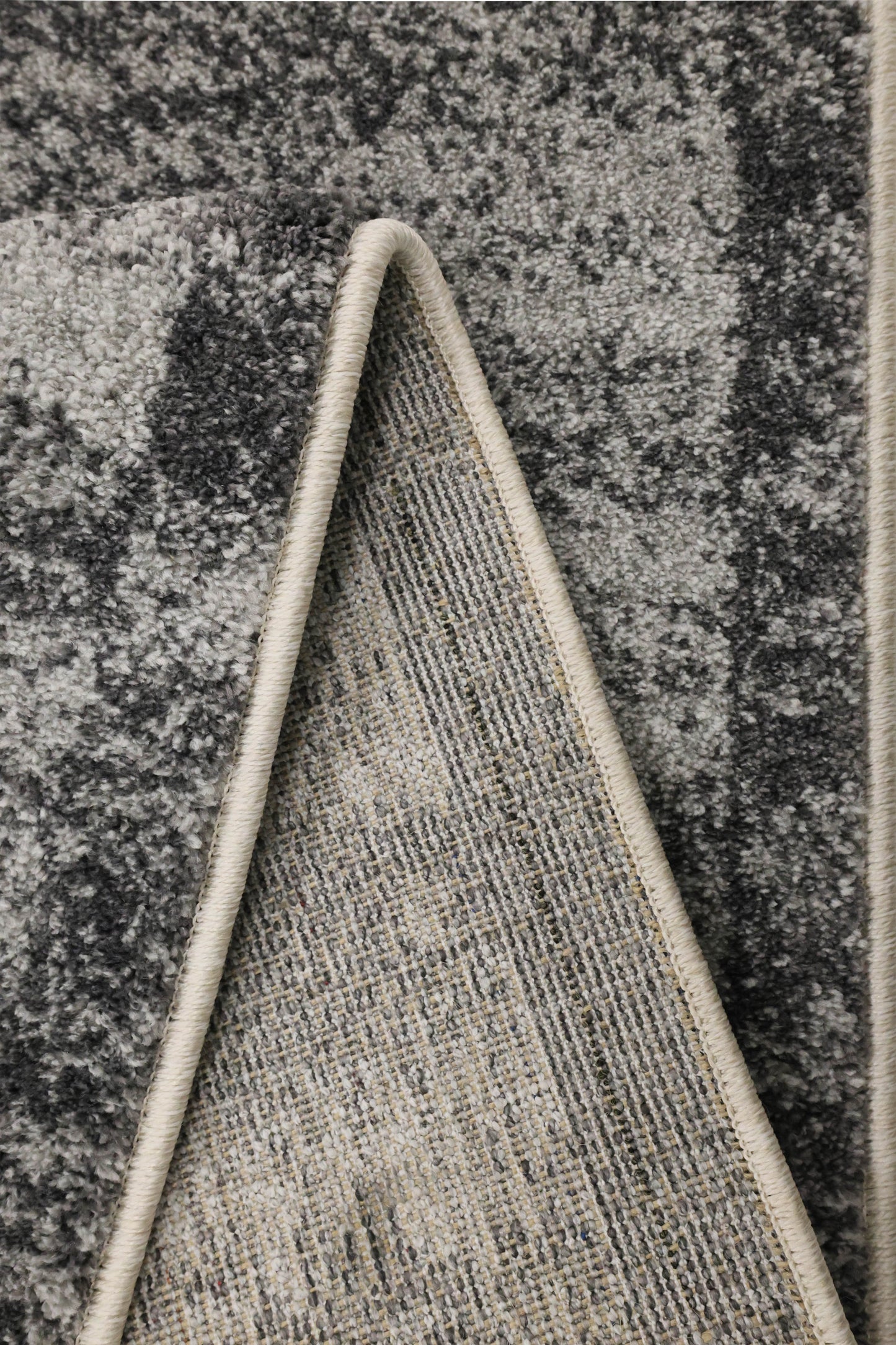 FREYA TEXTURED BORDER CHARCOAL