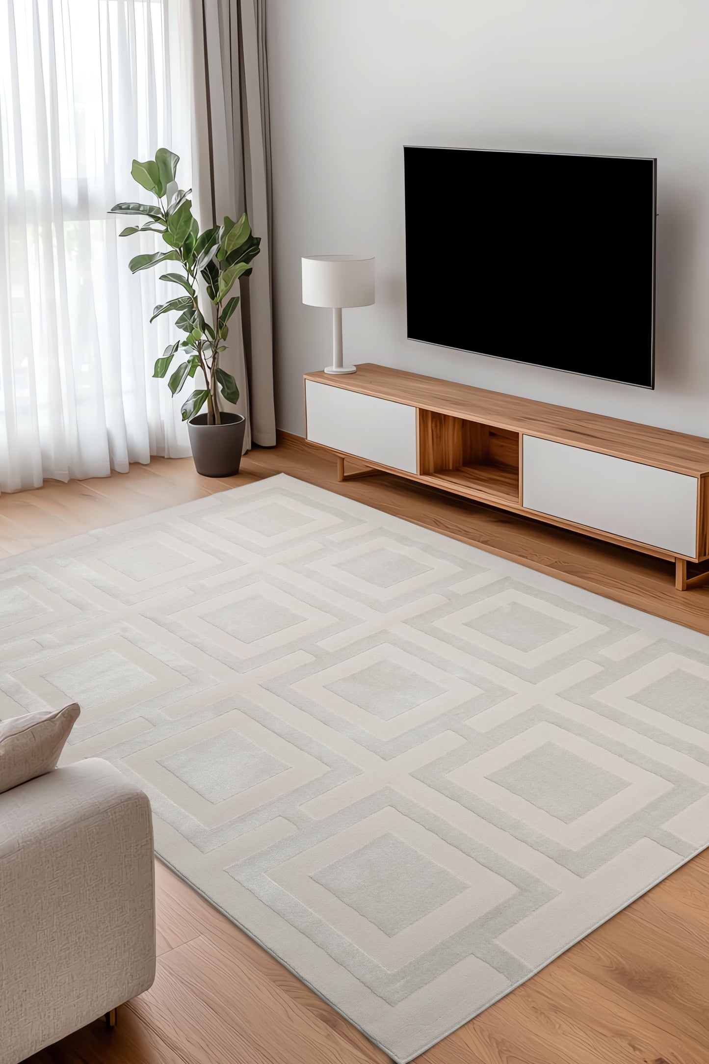 ATELIER SQUARES IVORY