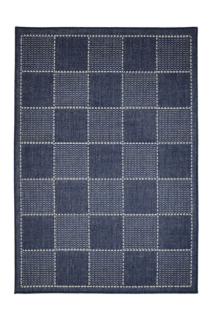 FLATWEAVE GEL BORDER NAVY