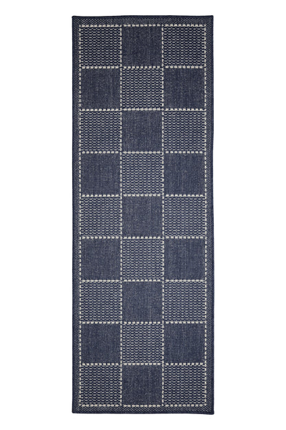 FLATWEAVE GEL BORDER NAVY