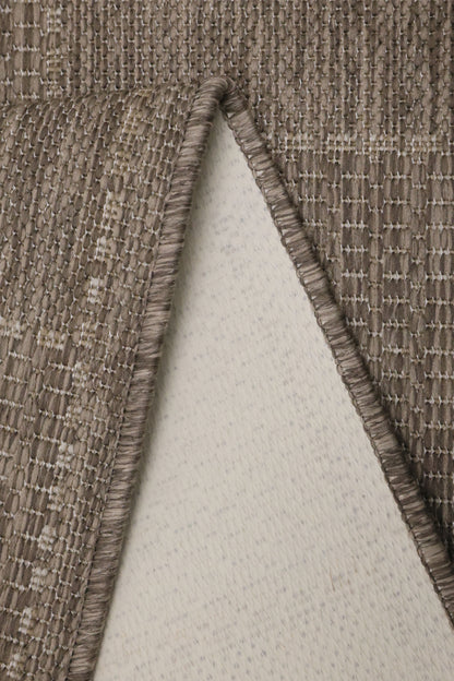 FLATWEAVE GEL GREEK KEY LATTE