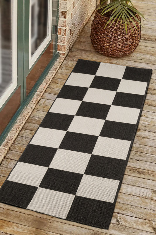 COUNTY CHEQUER BLACK