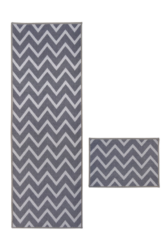 DECO CHEVRON  GREY