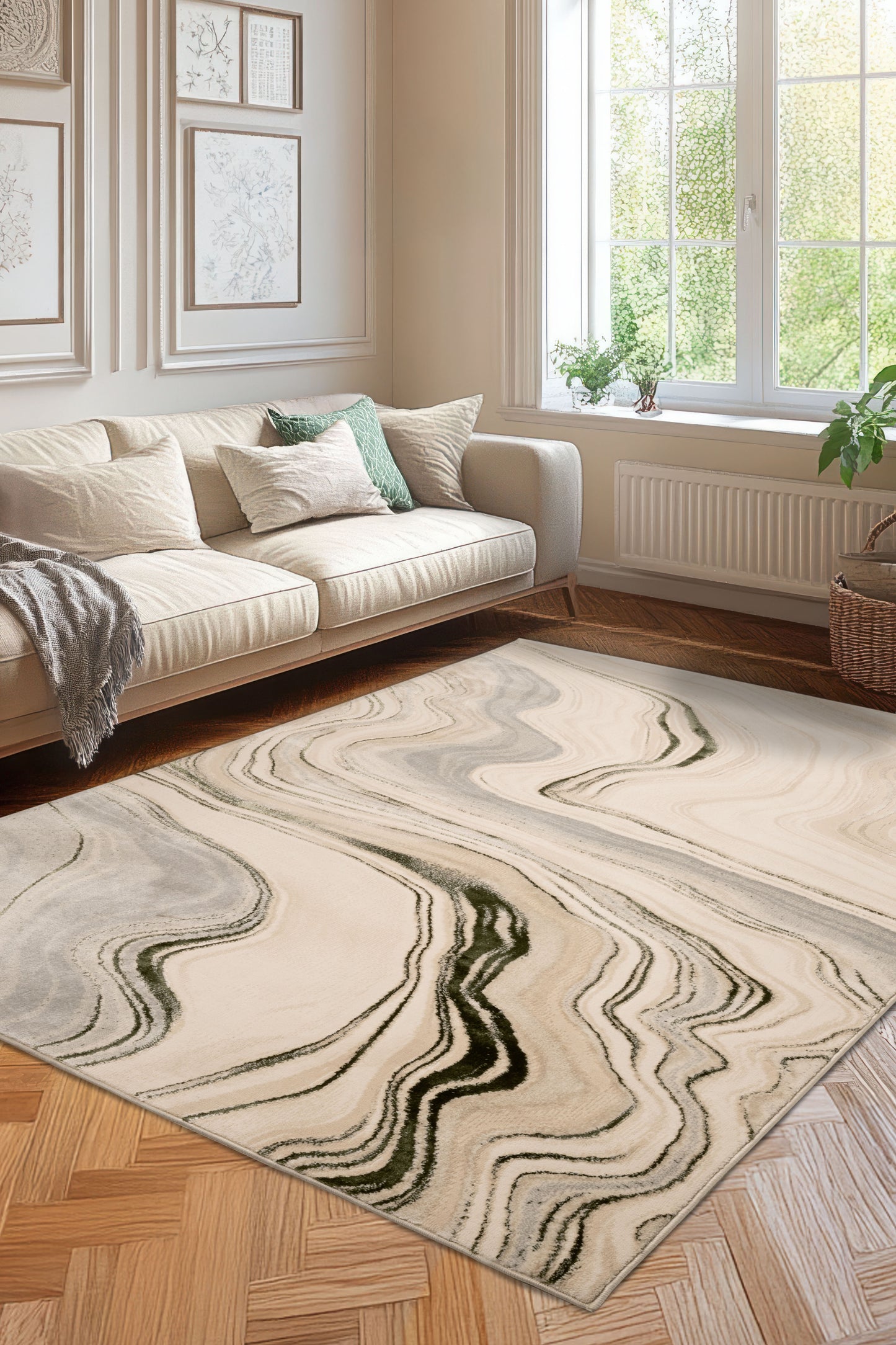 DUSK WATERCOLOUR GREEN