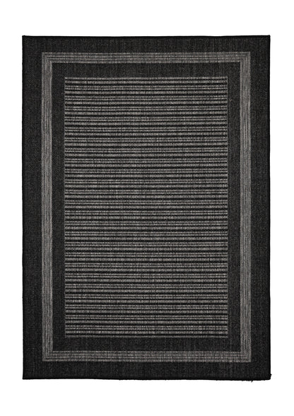 FLATWEAVE GEL BORDER BLACK