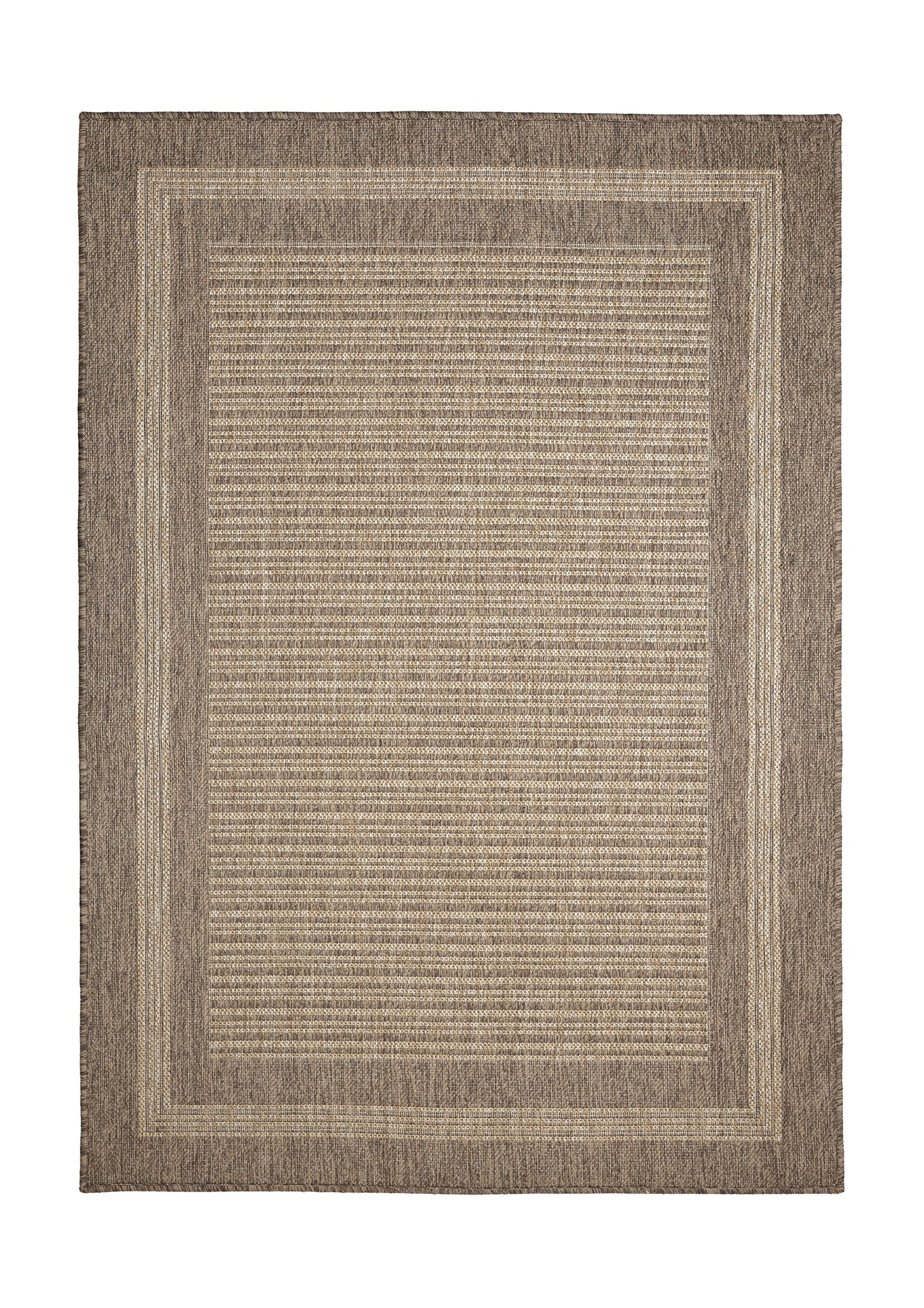 FLATWEAVE GEL BORDER LATTE