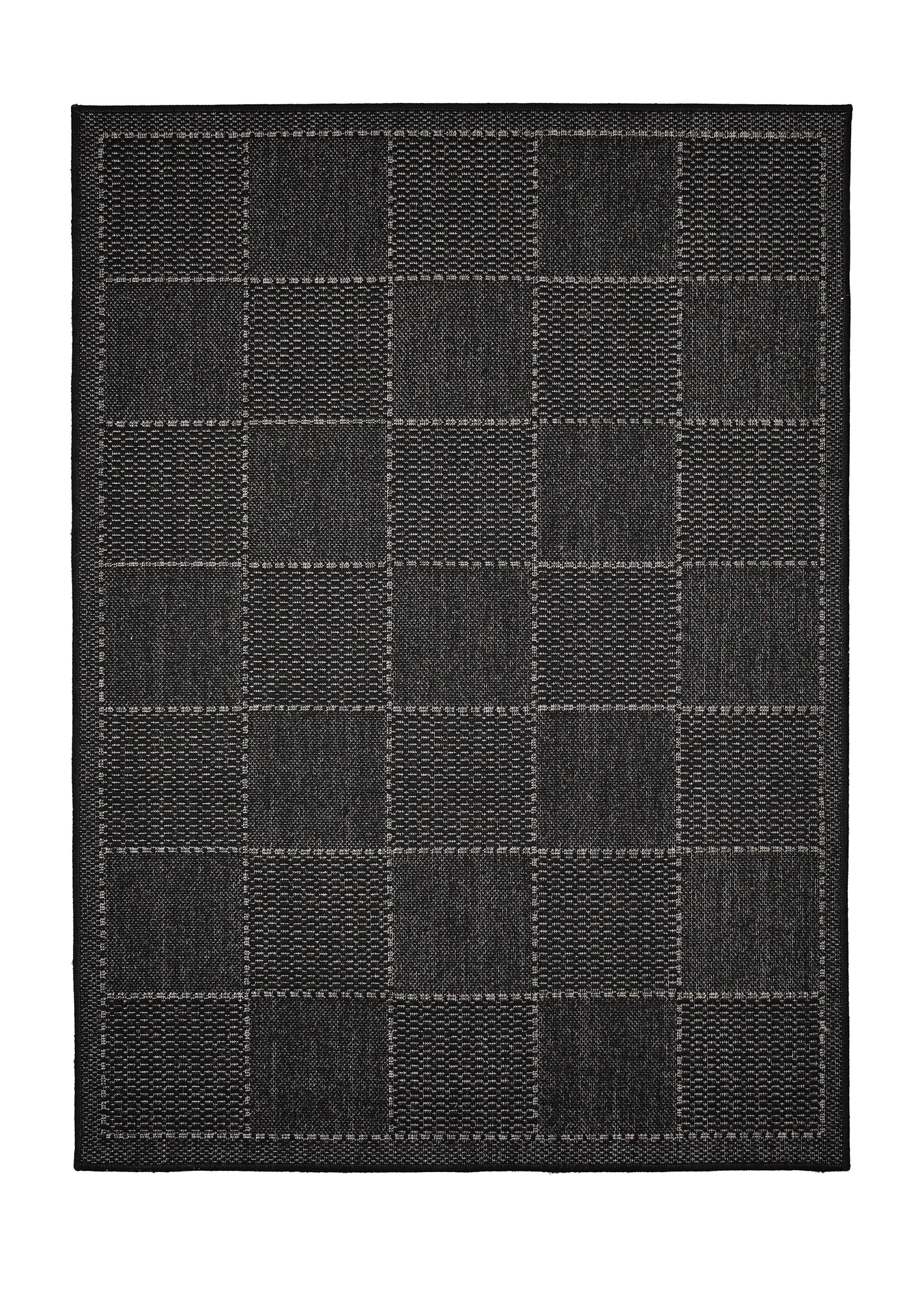 FLATWEAVE GEL CHECK NEW BLACK