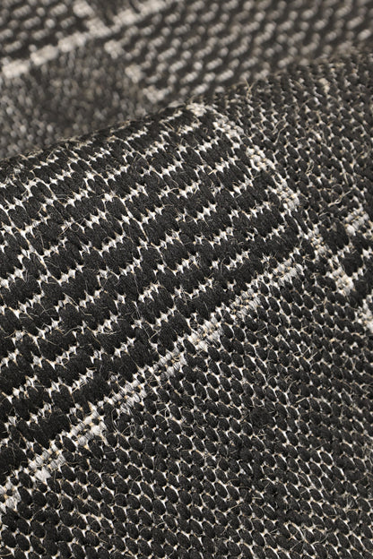 FLATWEAVE GEL CHECK NEW BLACK