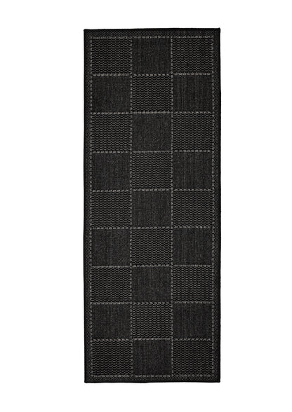 FLATWEAVE GEL CHECK NEW BLACK