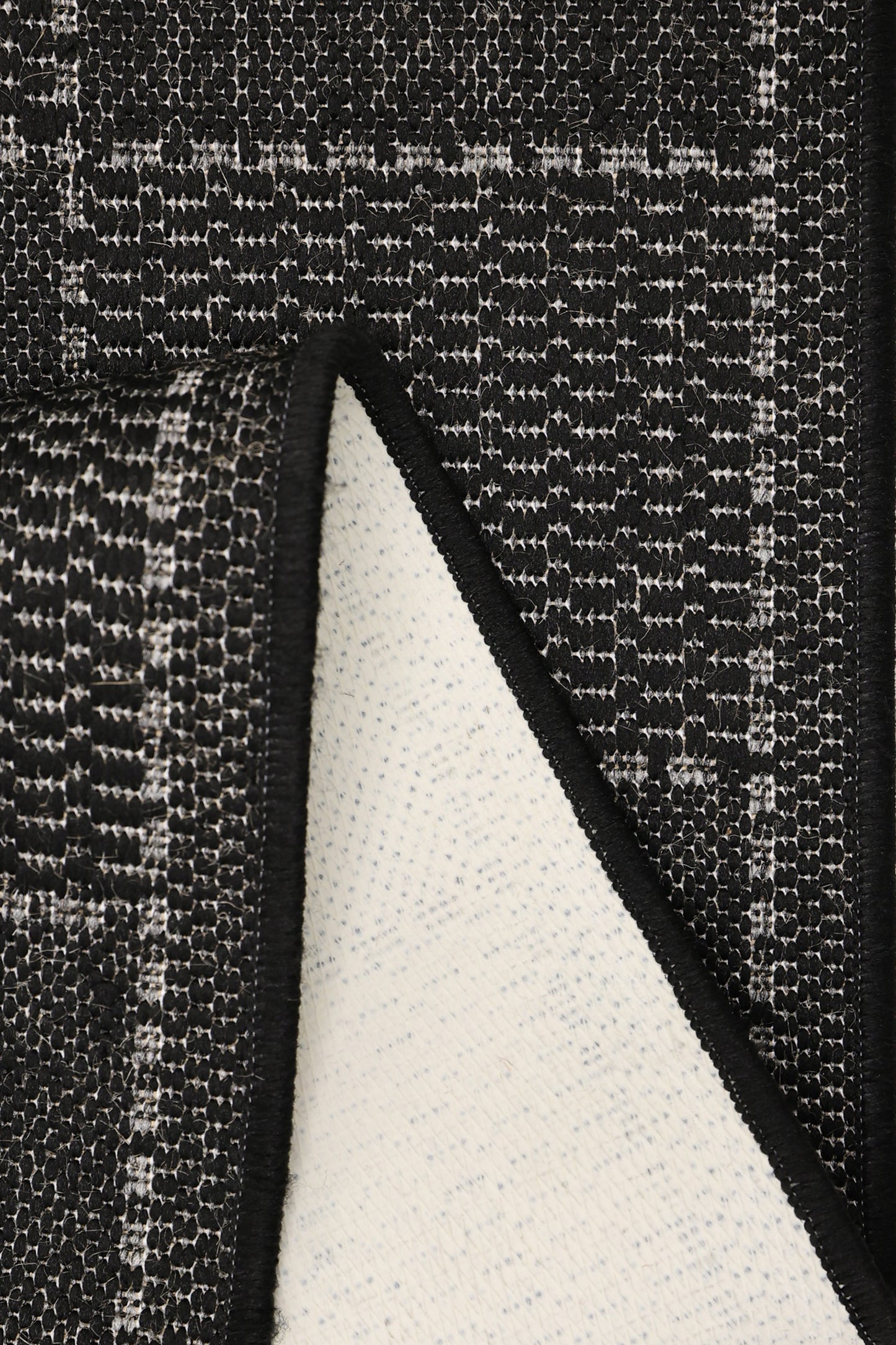 FLATWEAVE GEL CHECK NEW BLACK