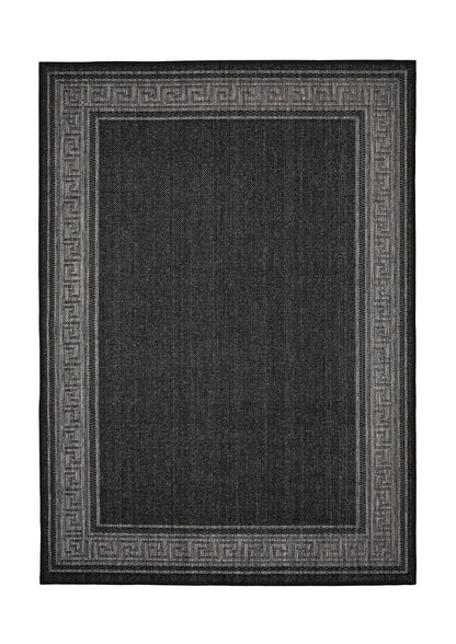 FLATWEAVE GEL GREEK KEY NEW BLACK