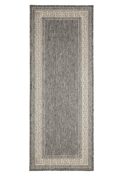 FLATWEAVE GEL GREEK KEY GREY