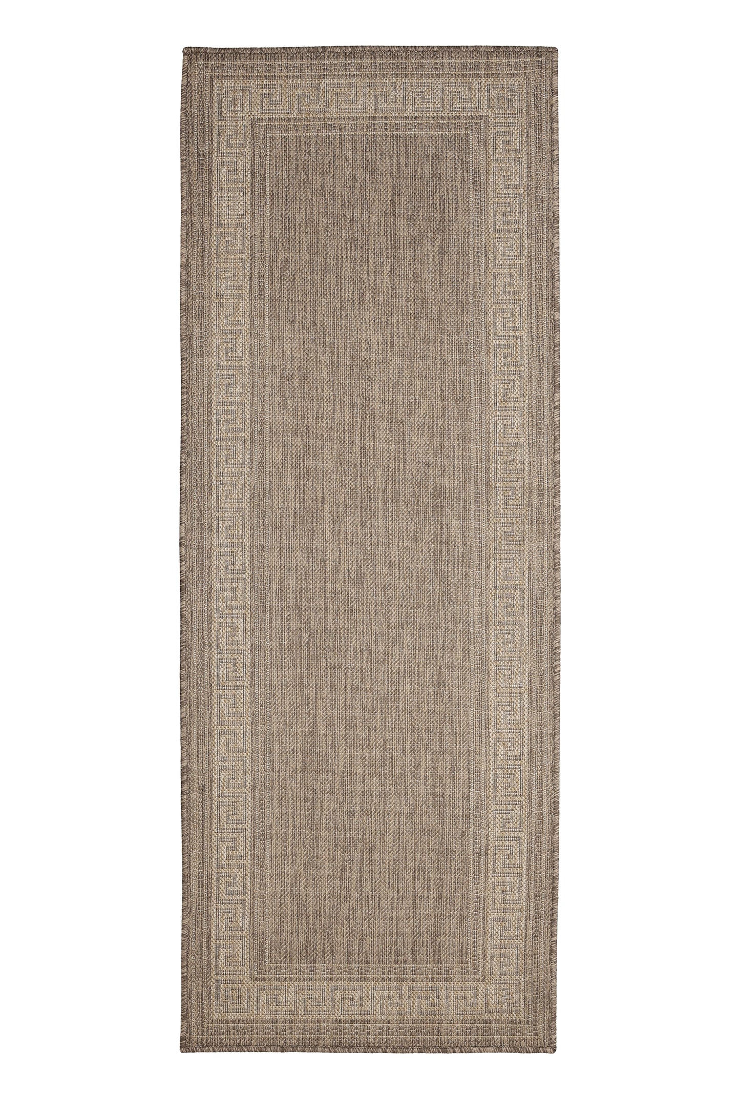 FLATWEAVE GEL GREEK KEY LATTE