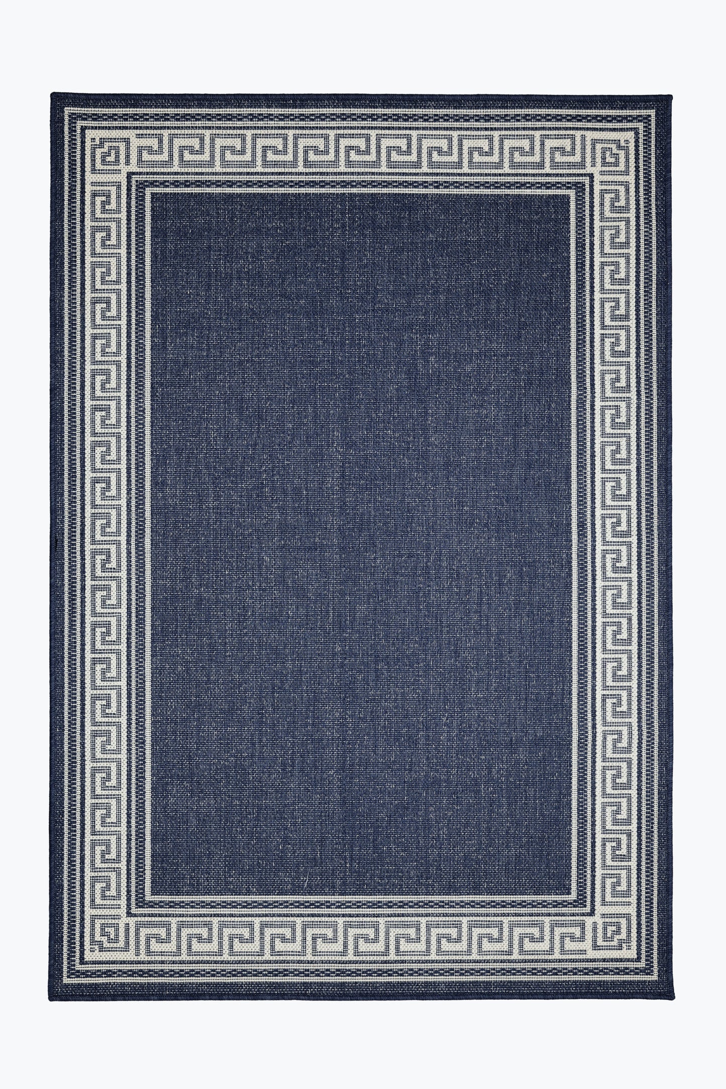 FLATWEAVE GEL GREEK KEY NAVY