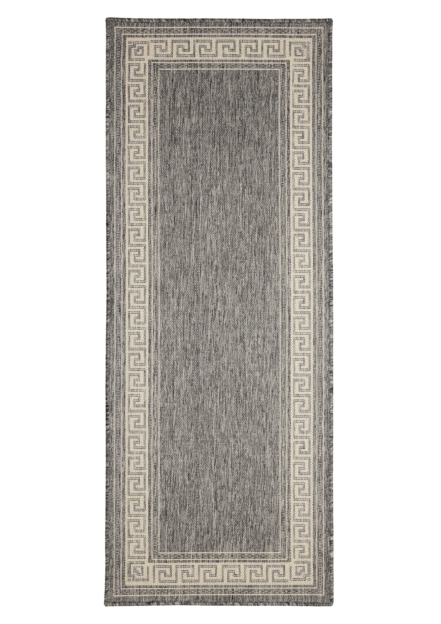 FLATWEAVE GEL GREEK KEY GREY