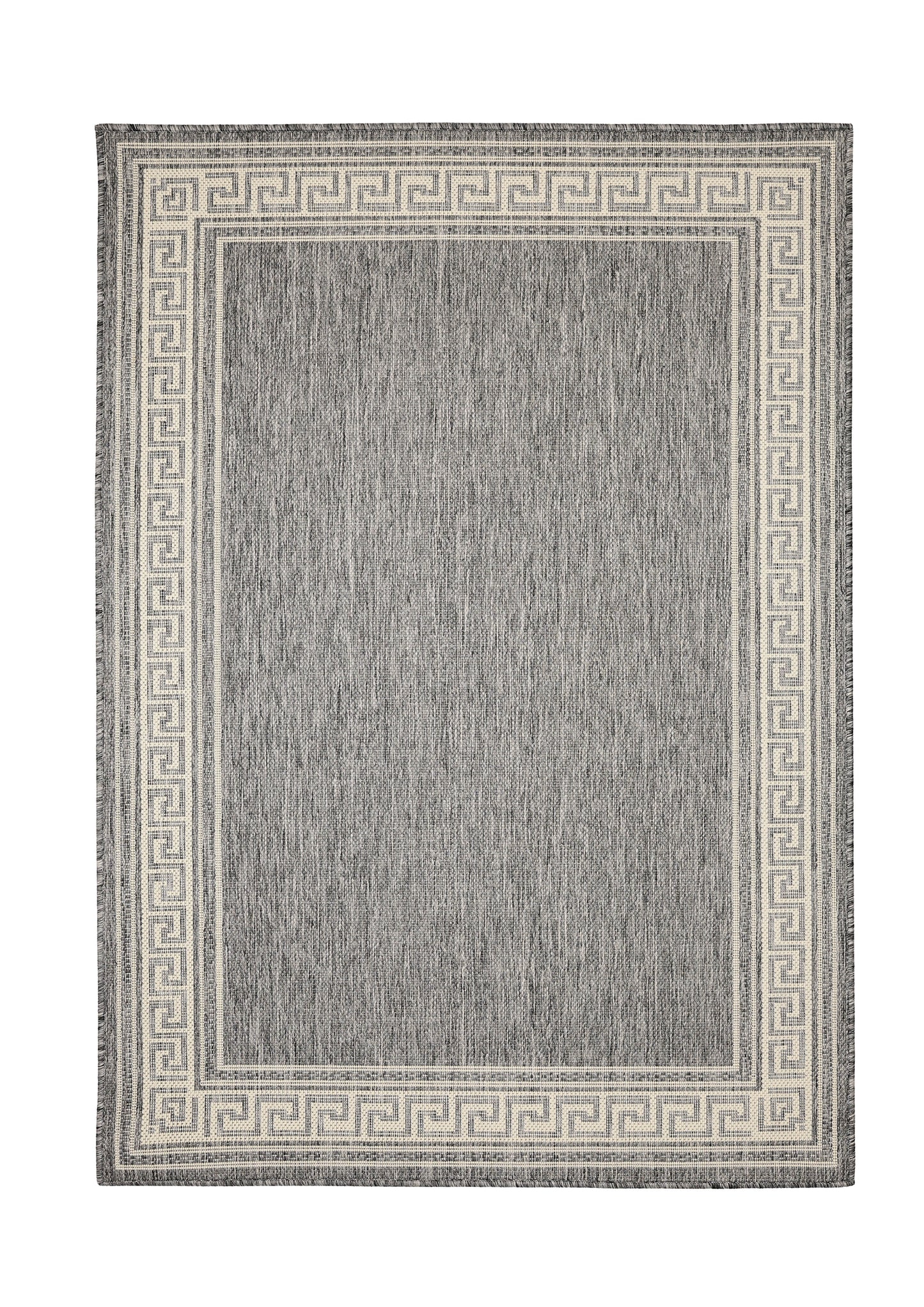 FLATWEAVE GEL GREEK KEY GREY