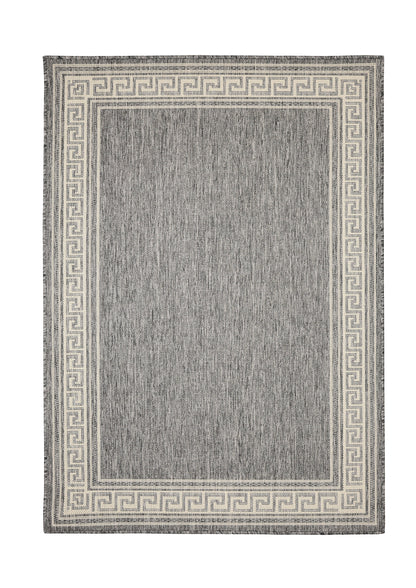 FLATWEAVE GEL GREEK KEY GREY