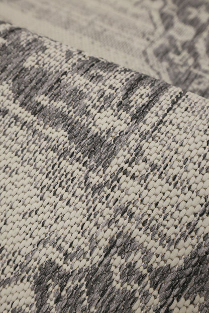 FLATWEAVE GEL MEDALLION GREY