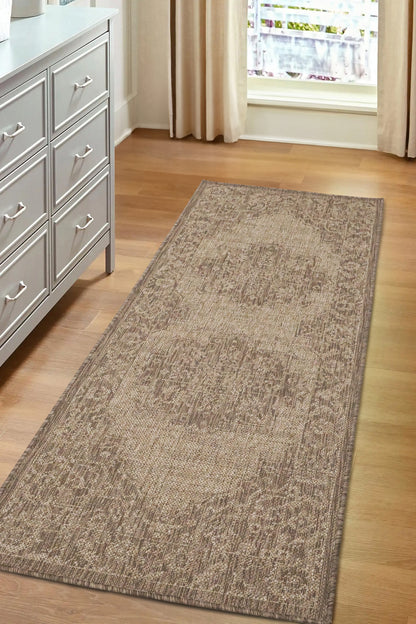 FLATWEAVE GEL MEDALLION LATTE