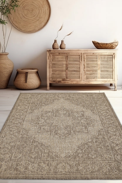 FLATWEAVE GEL MEDALLION LATTE