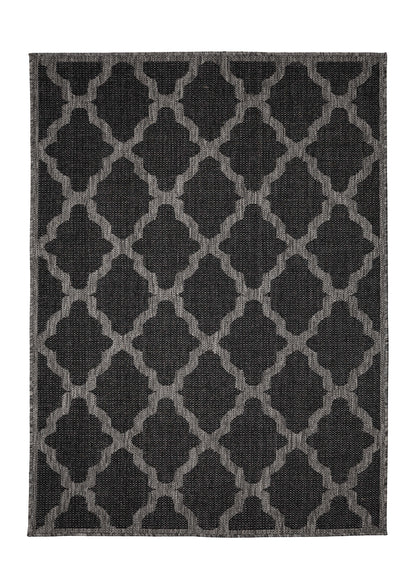 FLATWEAVE GEL TRELLIS BLACK
