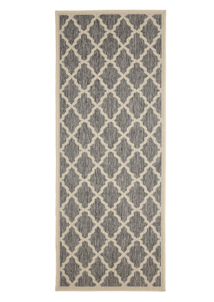 FLATWEAVE GEL TRELLIS GREY