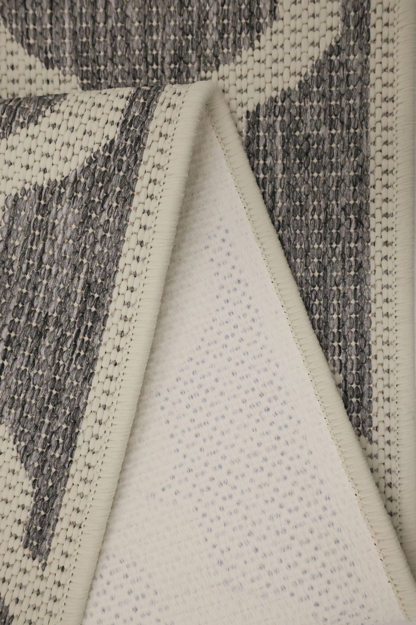 FLATWEAVE GEL TRELLIS GREY