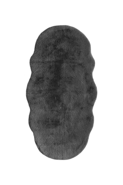 LUXURY FAUX FUR GREY