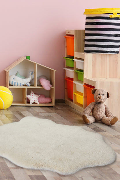 LUXURY FAUX FUR IVORY