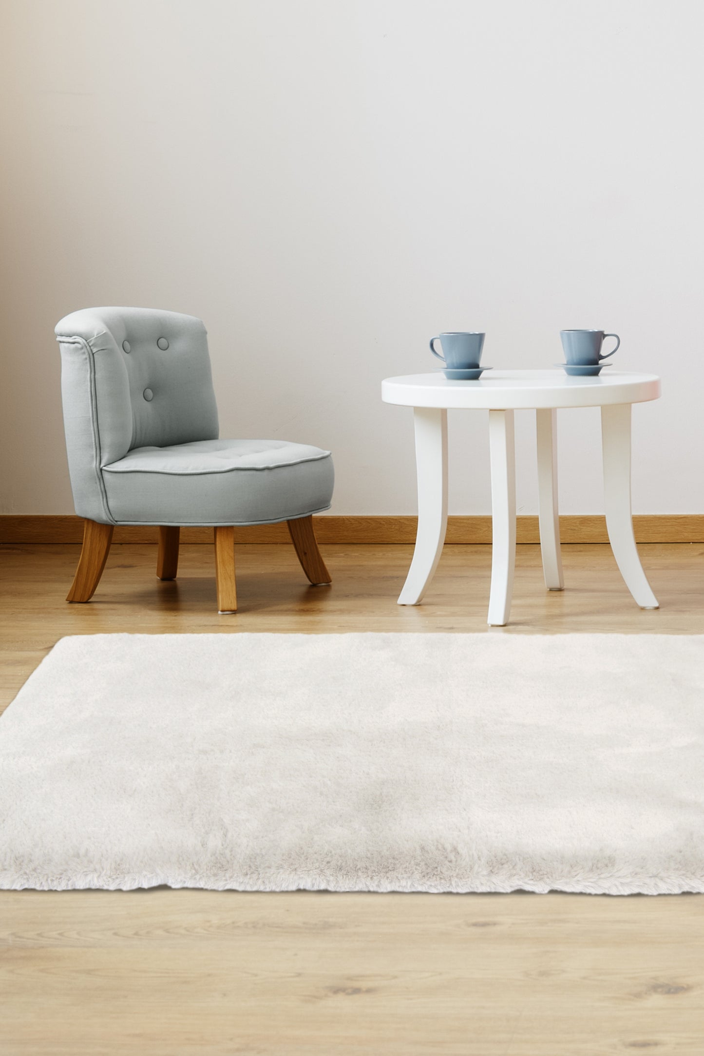 LUXURY FAUX FUR IVORY