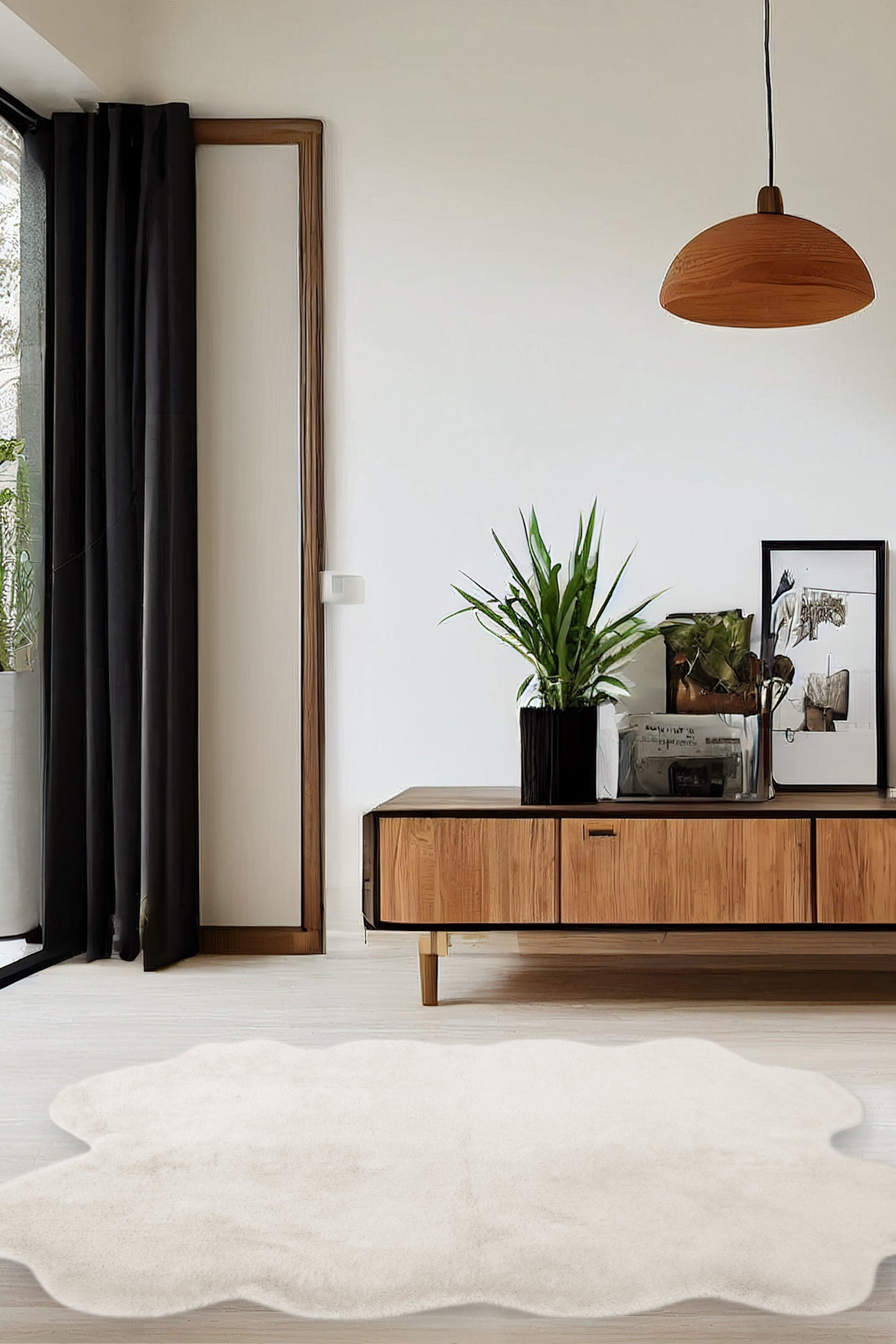 LUXURY FAUX FUR IVORY