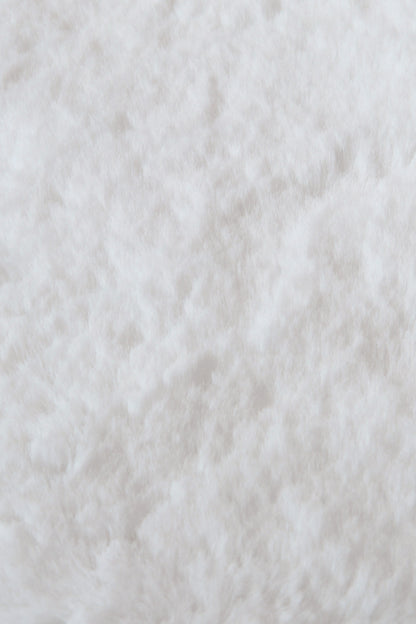 LUXURY FAUX FUR IVORY