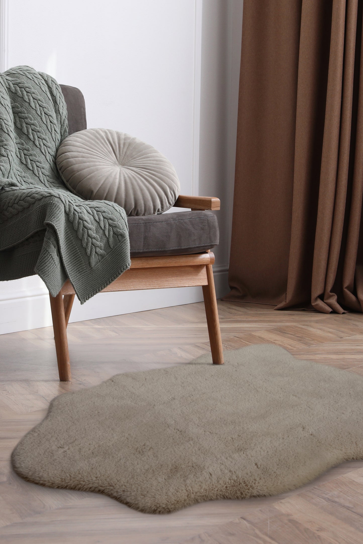 LUXURY FAUX FUR NATURAL