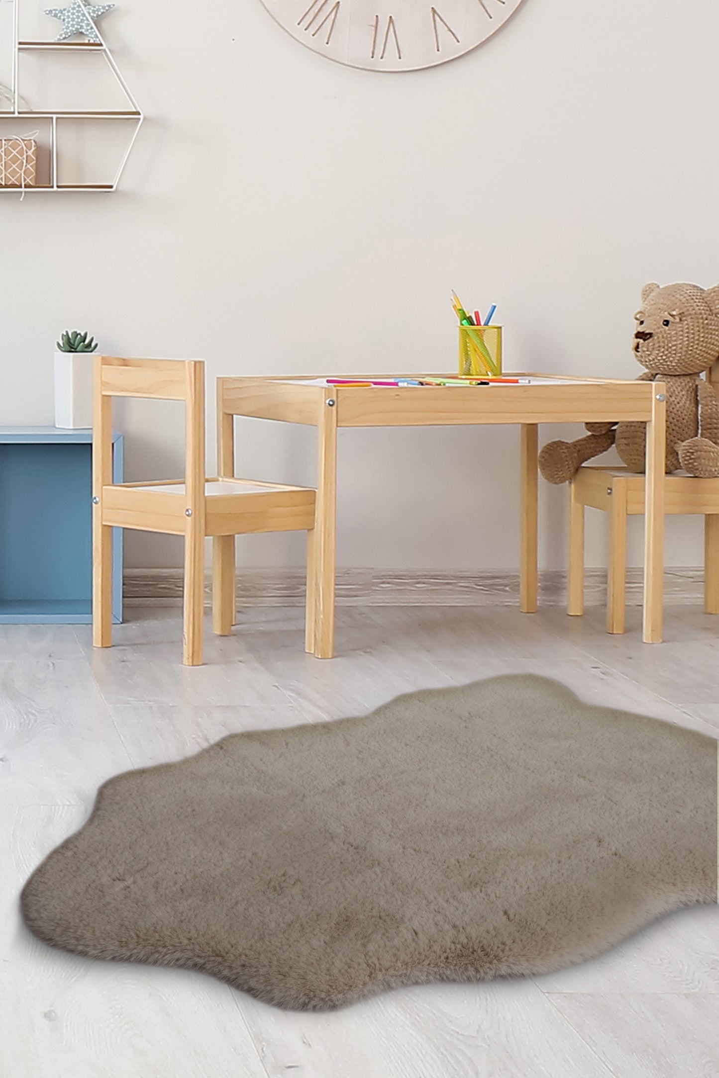 LUXURY FAUX FUR NATURAL