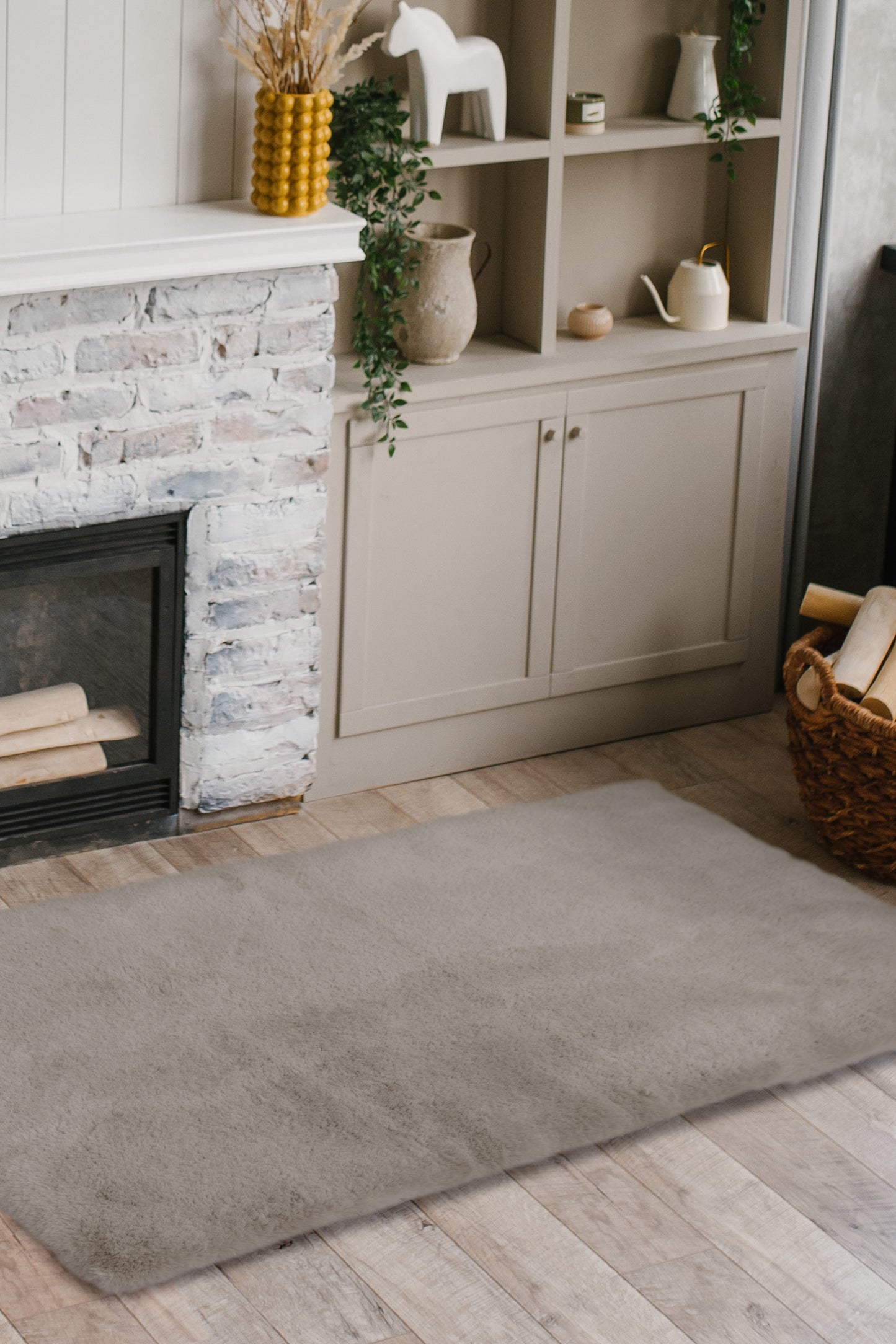 LUXURY FAUX FUR NATURAL